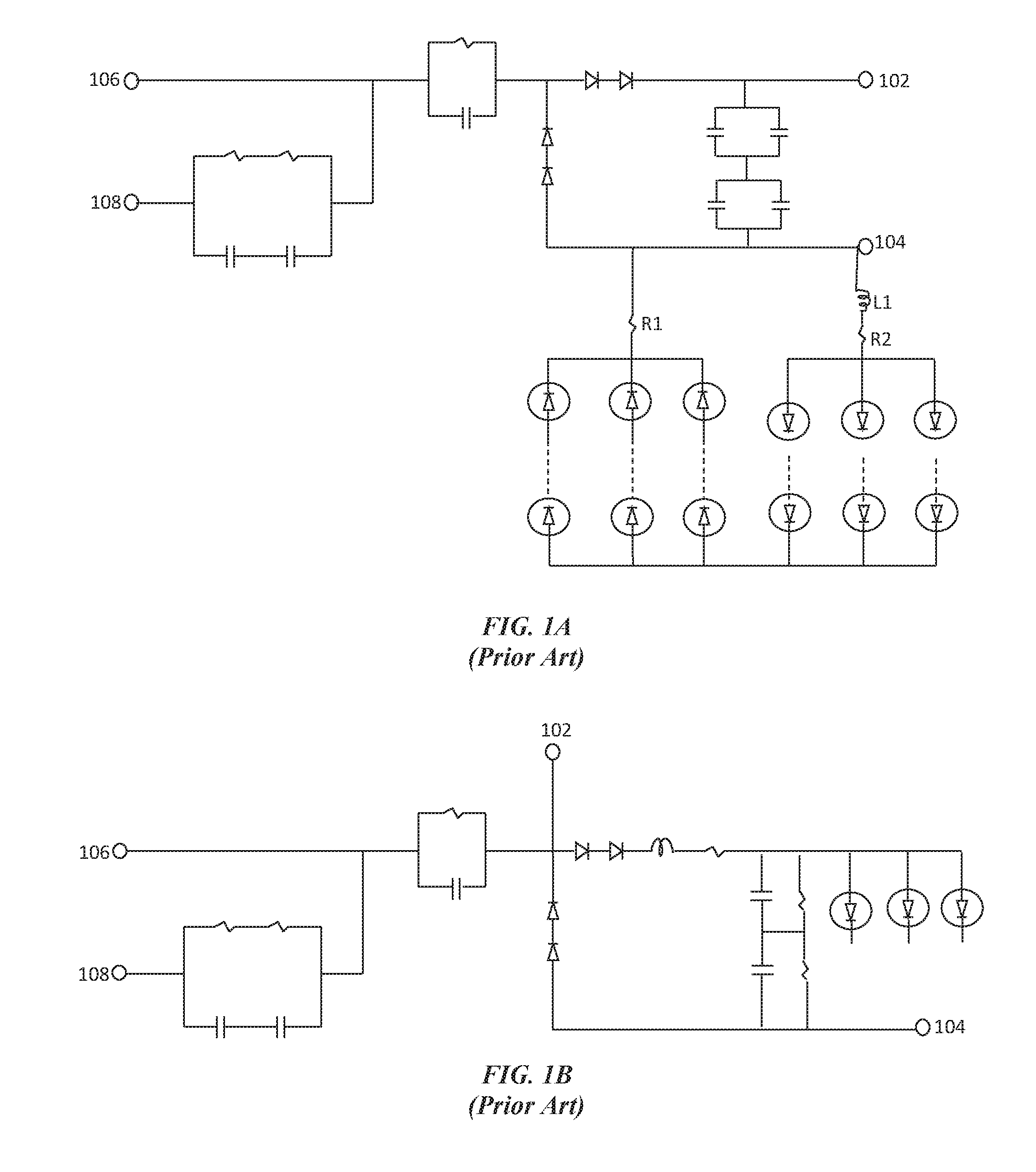 ANSI reference ballast compliance circuit for LED retrofit lamps