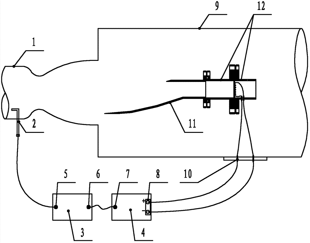 Shockwave wind tunnel-based self-starting test device for hypersonic air inlet channel