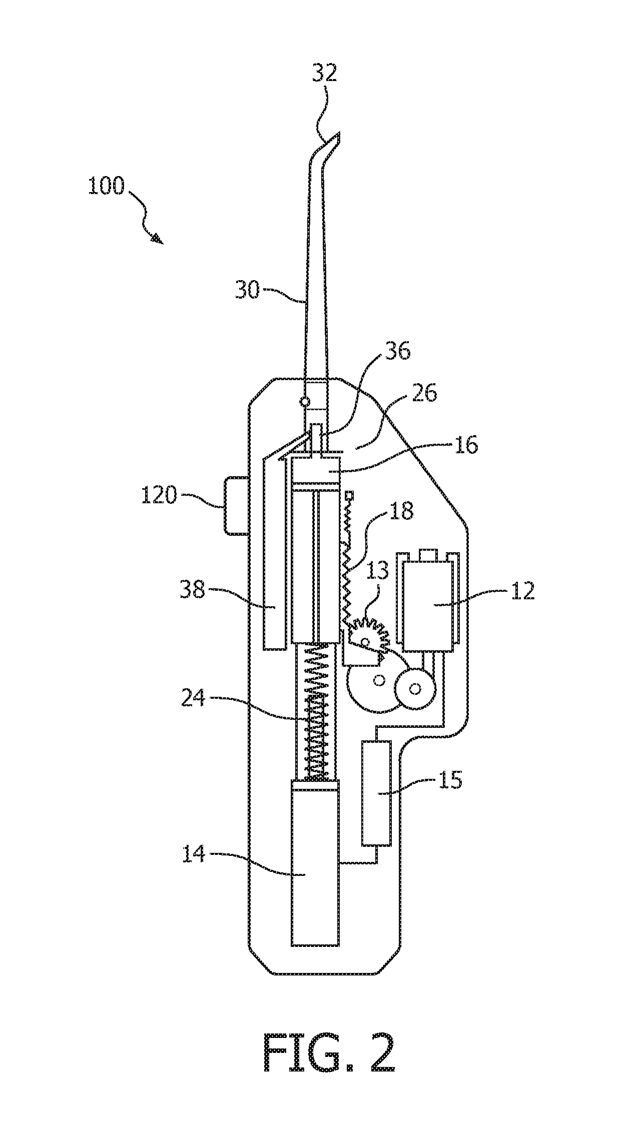 Oral cleaning device with adjustable fluid dynamics