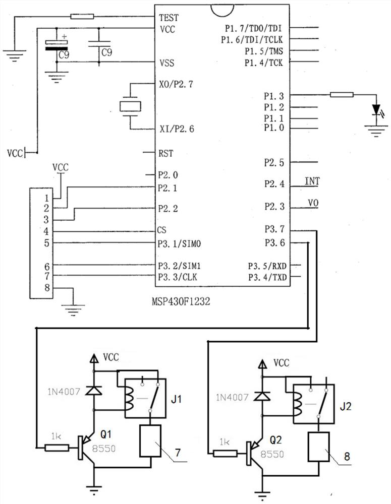 Password type gas meter based on electromagnetic induction principle