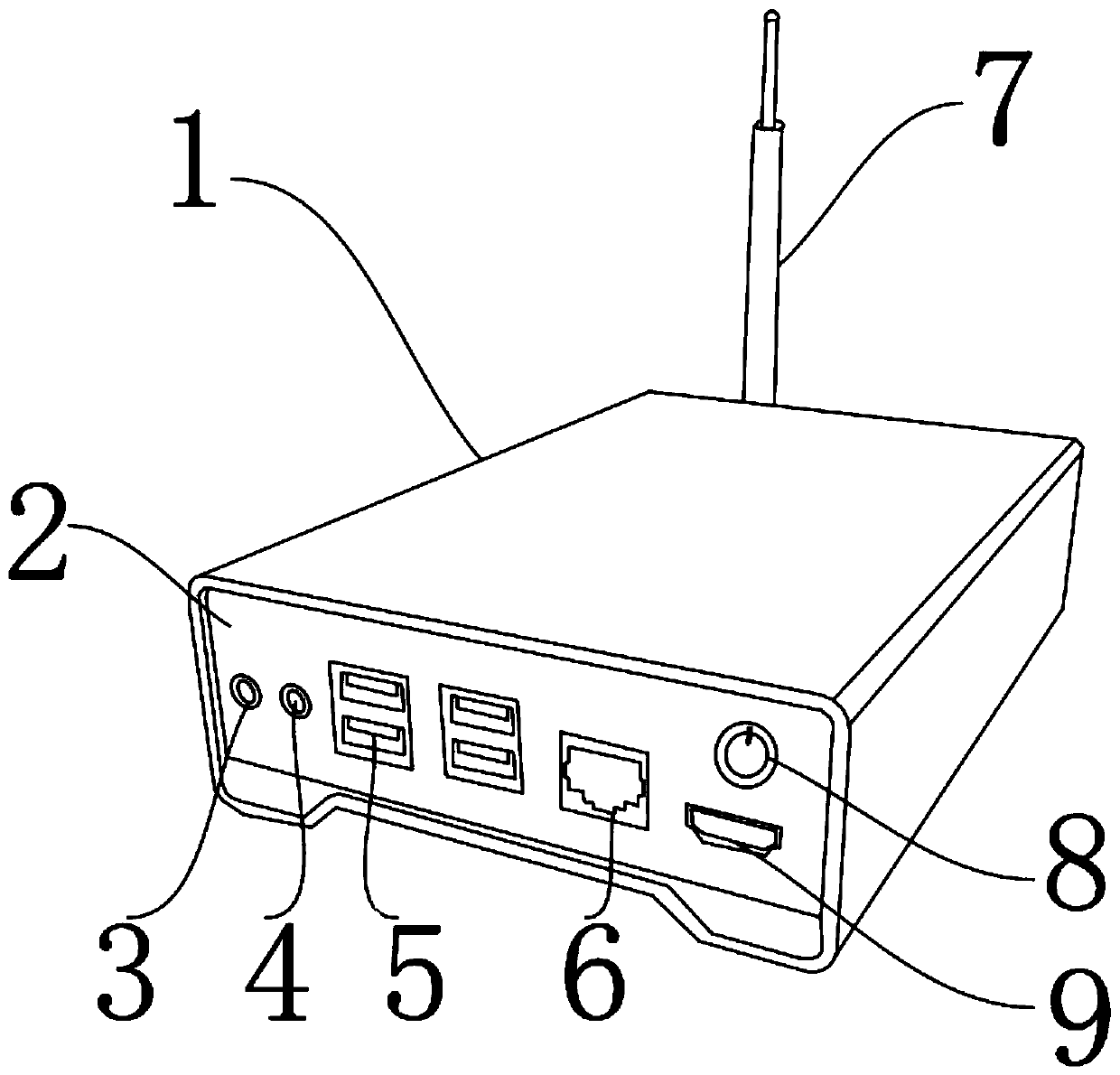 Numerical control machine tool data acquisition gateway based on ARM architecture