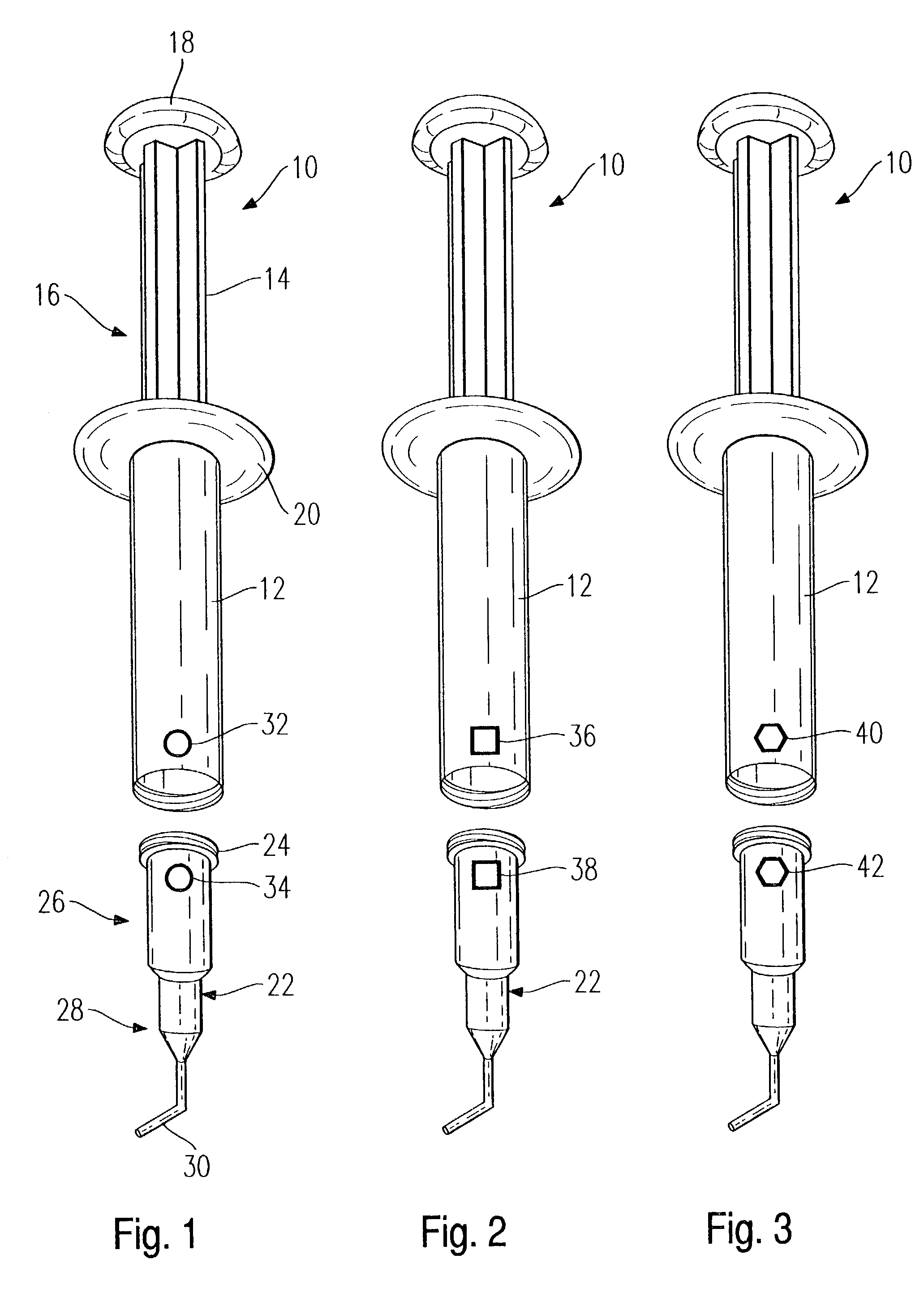 Container assembly for a substance to be applied