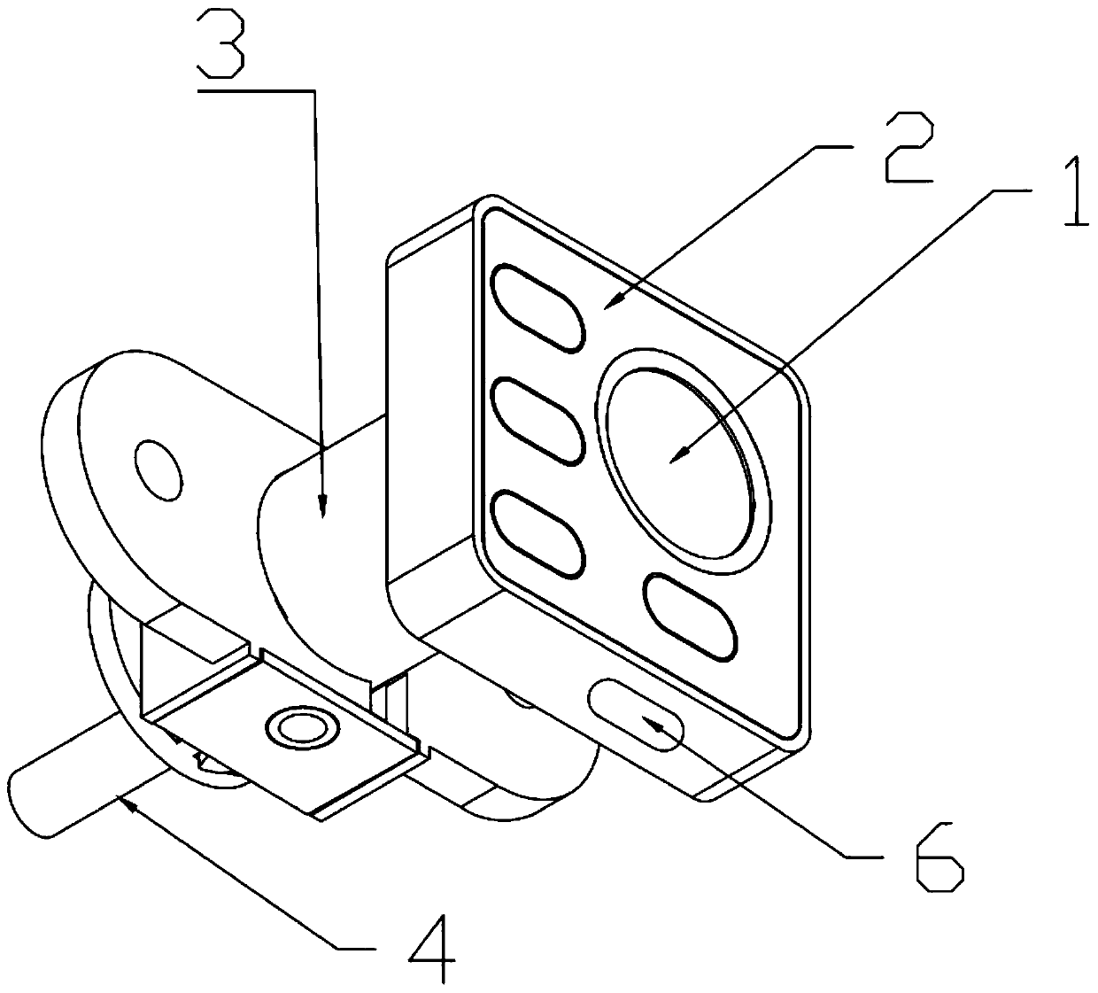 Fingerprint lock of office furniture drawer