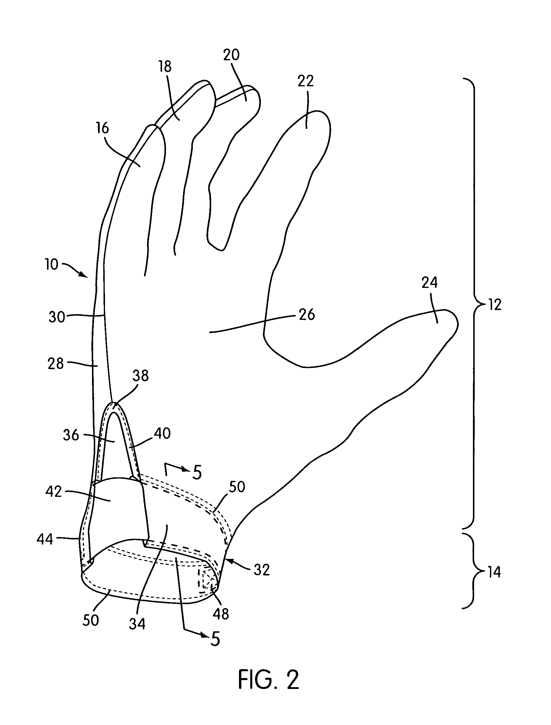 Wrist closure system for an athletic glove