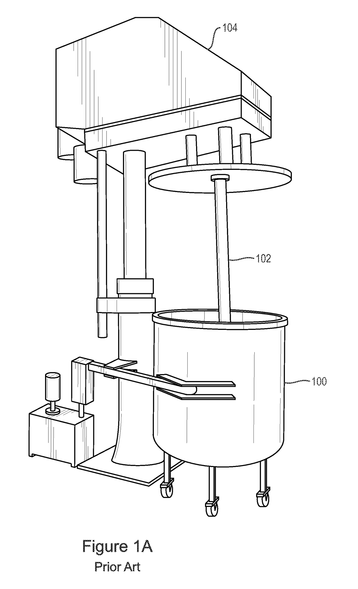 Vibration-assisted apparatus for mixing immiscible liquids and for mixing powders with liquids or with other powders