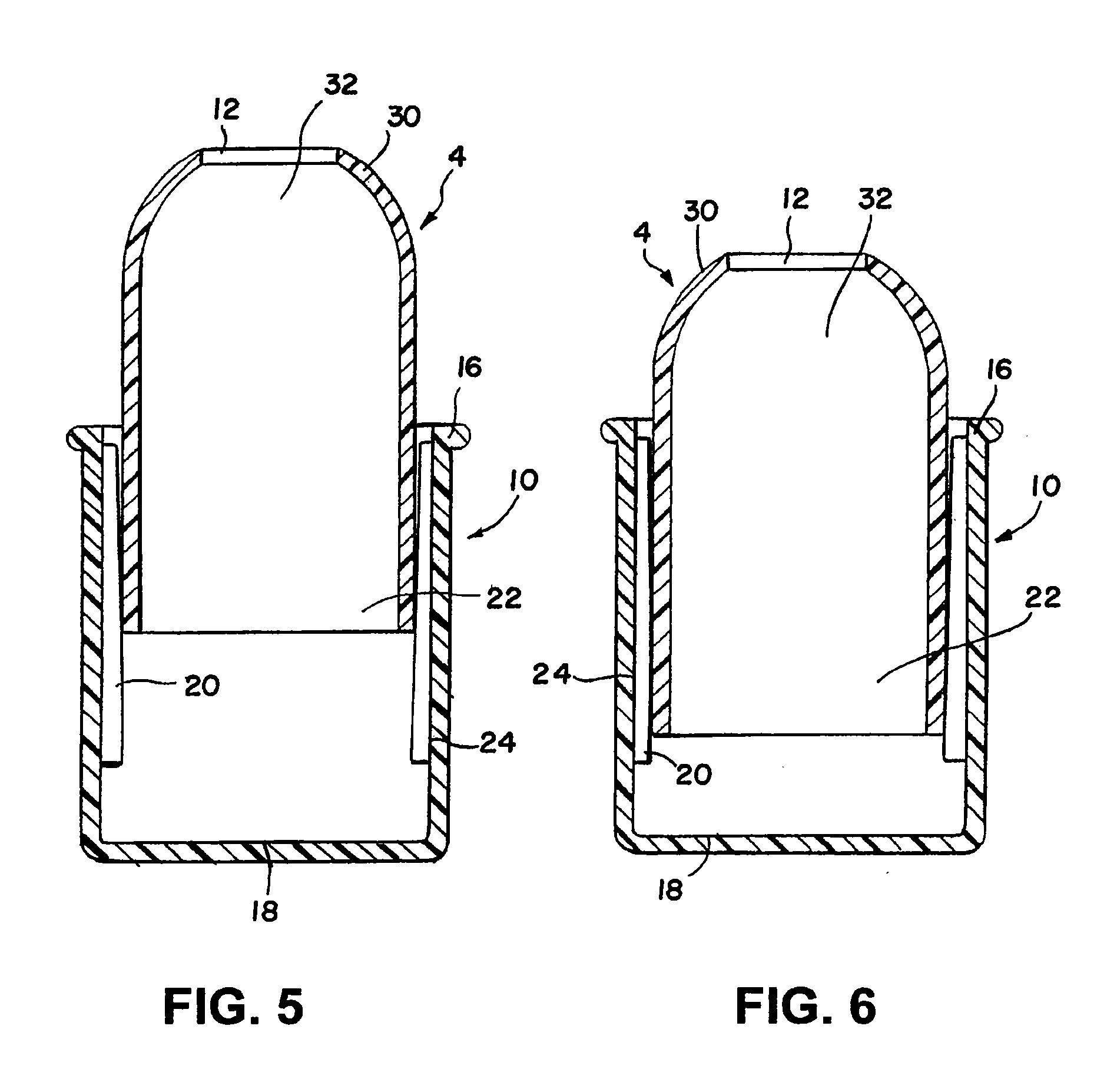 Insulating holder with elastomer foam material
