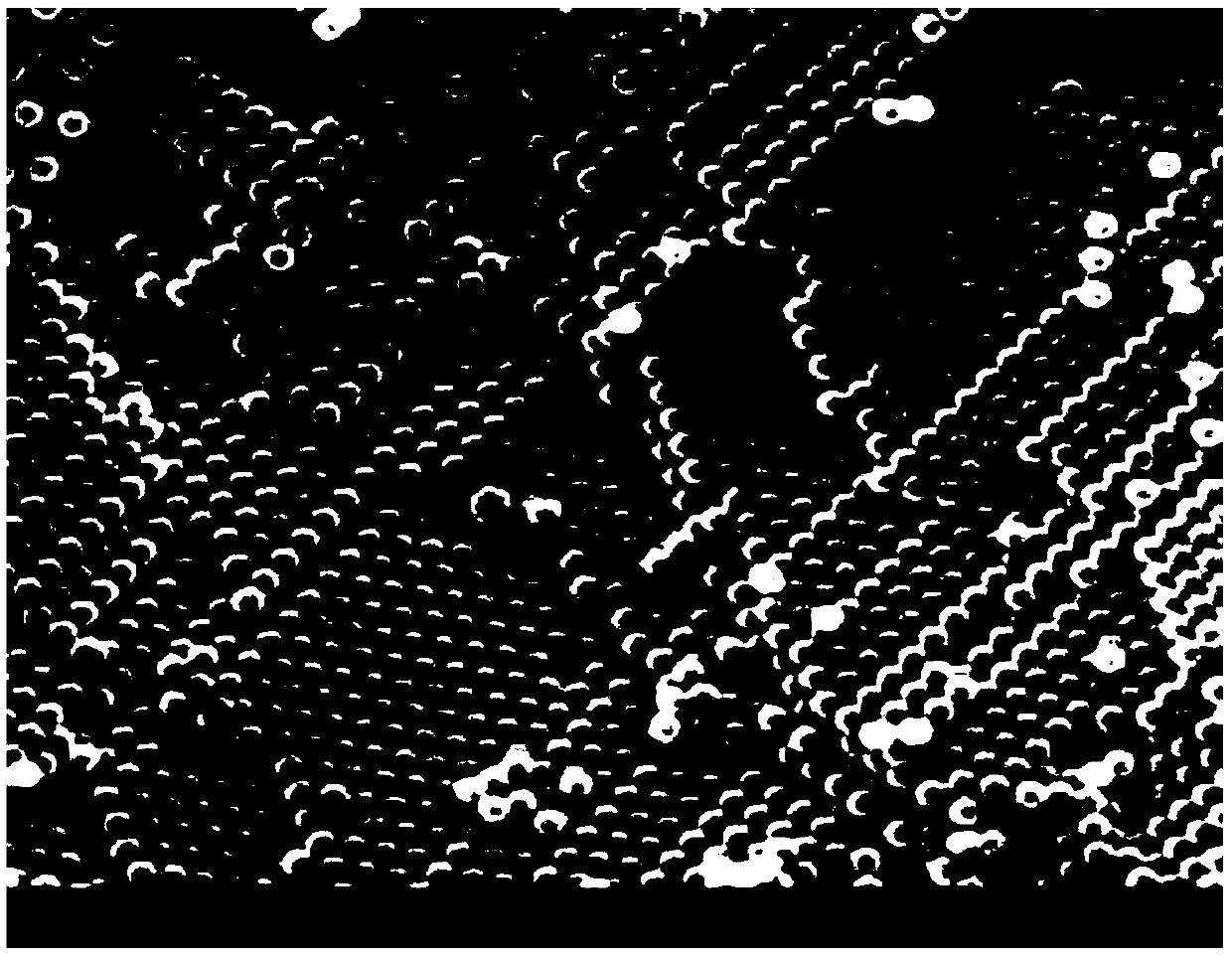 Three-dimensional ordered macroporous-mesoporous titanium-silicon composite oxide carrier supported K-OMS-2 (Cryptomelane) catalyst and preparation method thereof