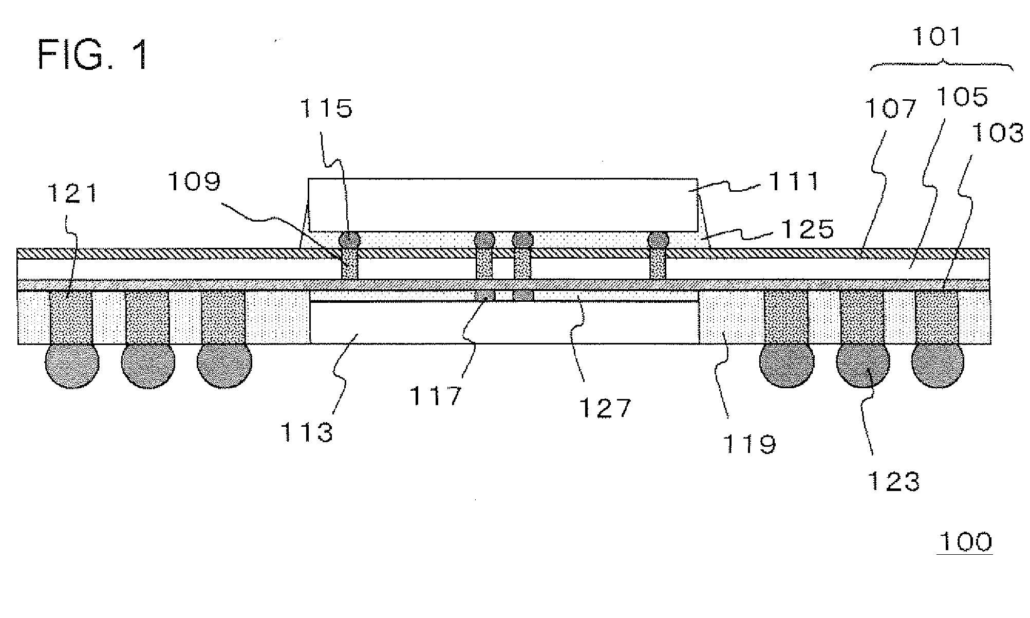 Semiconductor device having a sealing resin and method of manufacturing the same