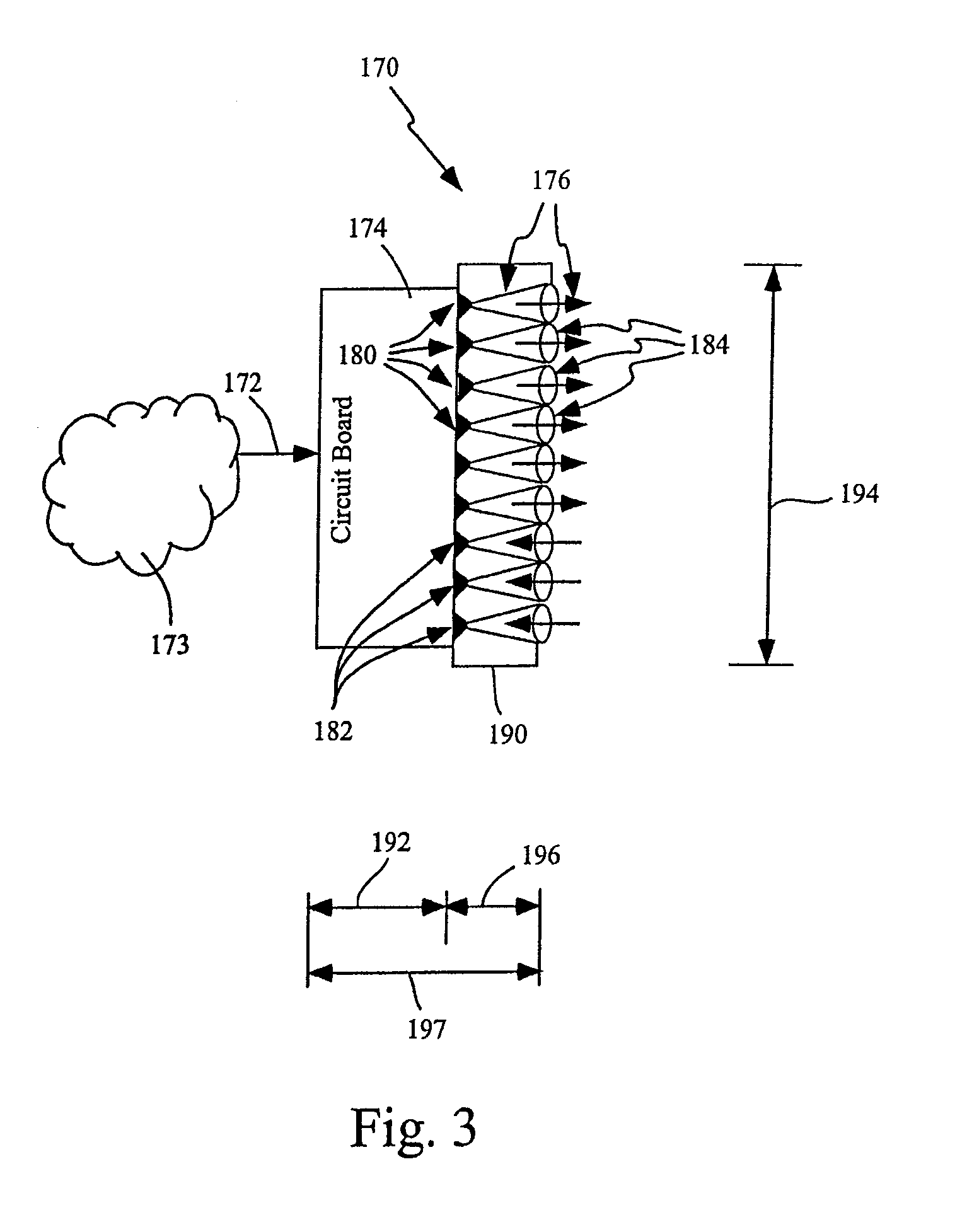 Apparatus and method for use in free-space optical communication comprising optically aligned components integrated on circuit boards