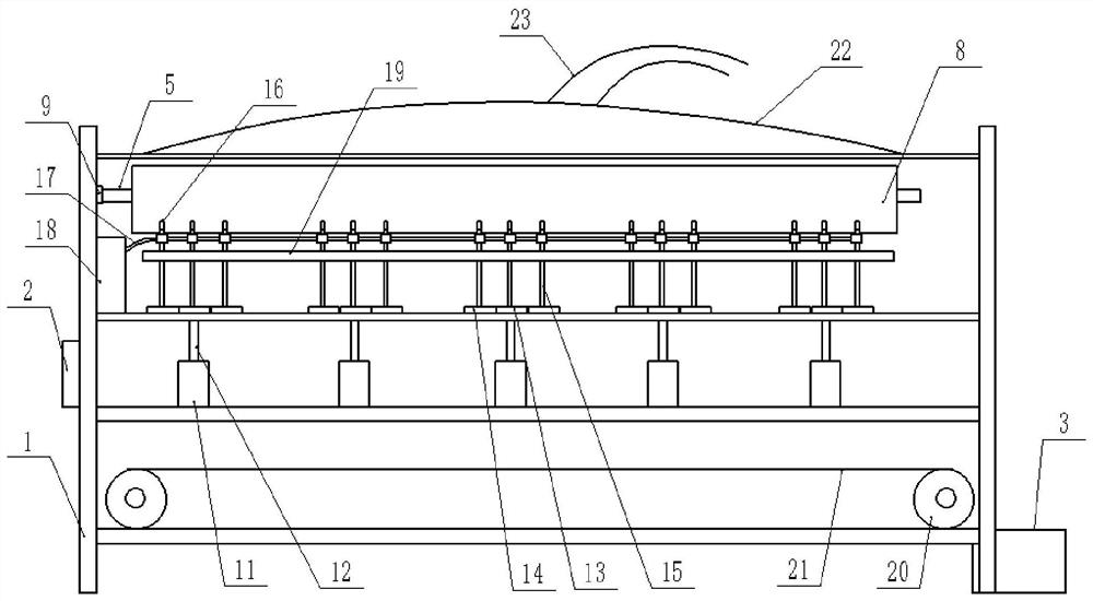 A device for removing peanut shell texture