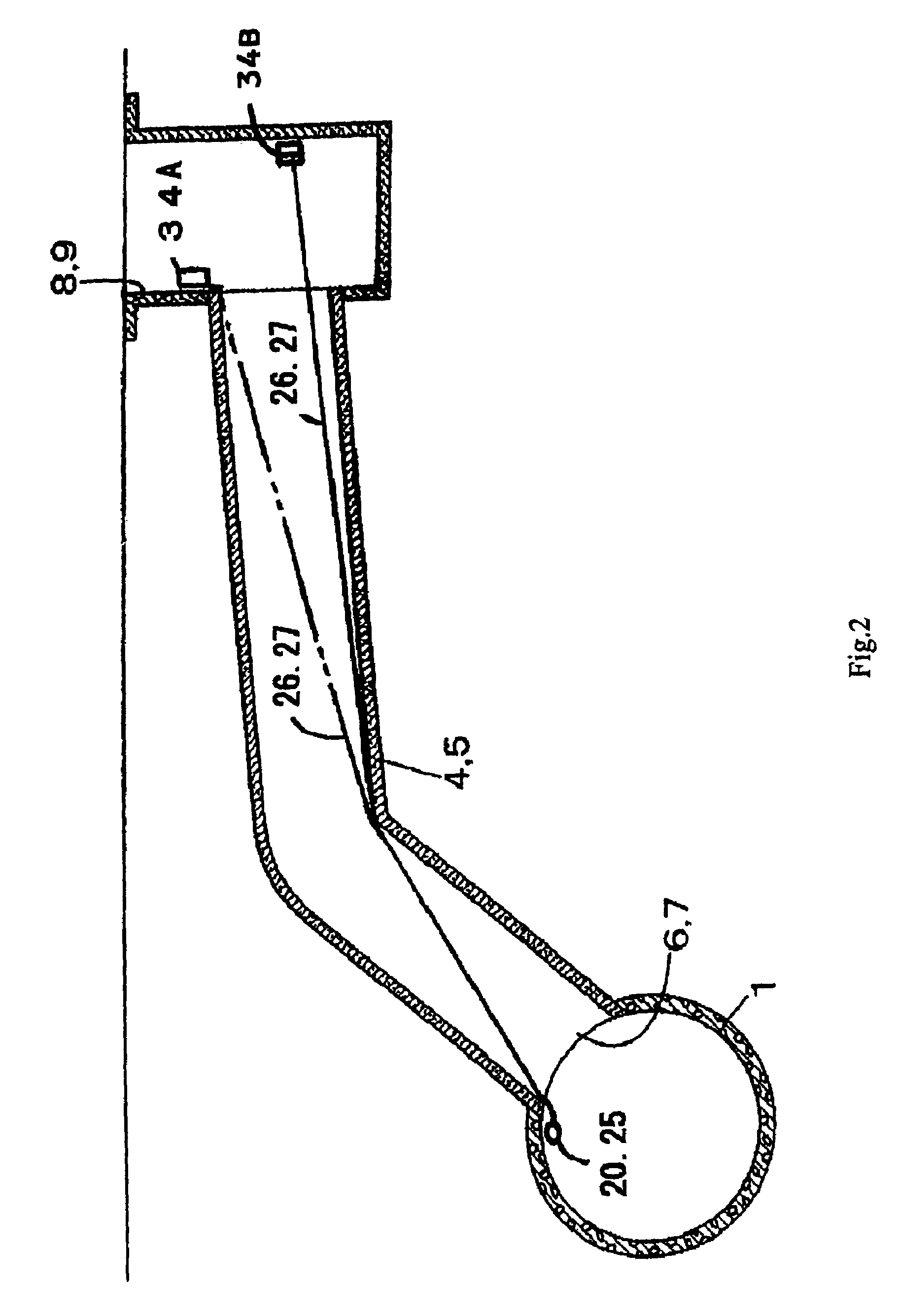 Method and structure for laying communication cable in underground line, and members used for laying