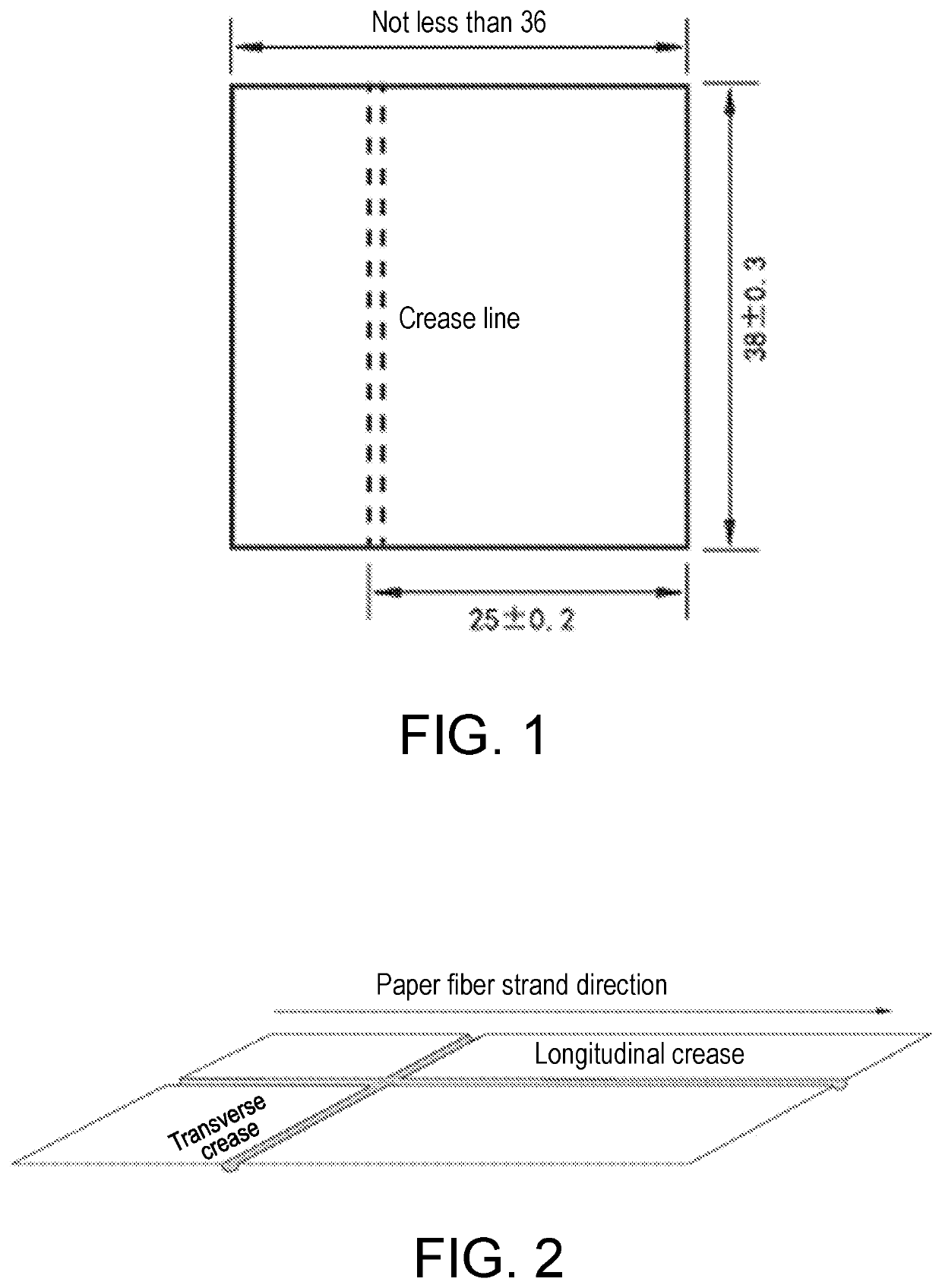 Control method for transverse to longitudinal crease stiffness ratio