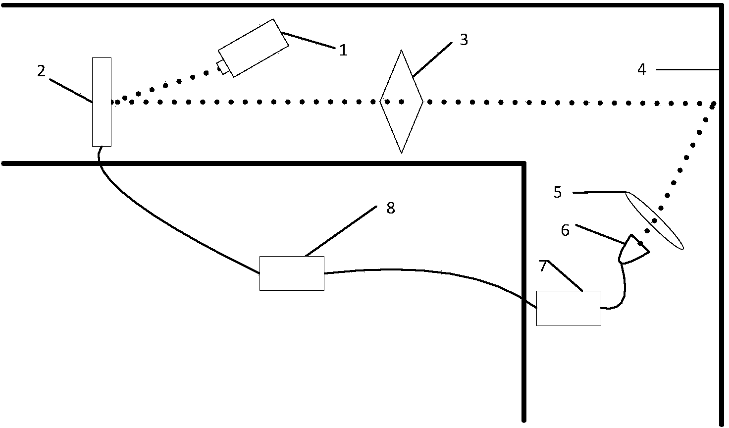 Wall corner bypassing type imaging system and imaging method based on calculating correlation imaging