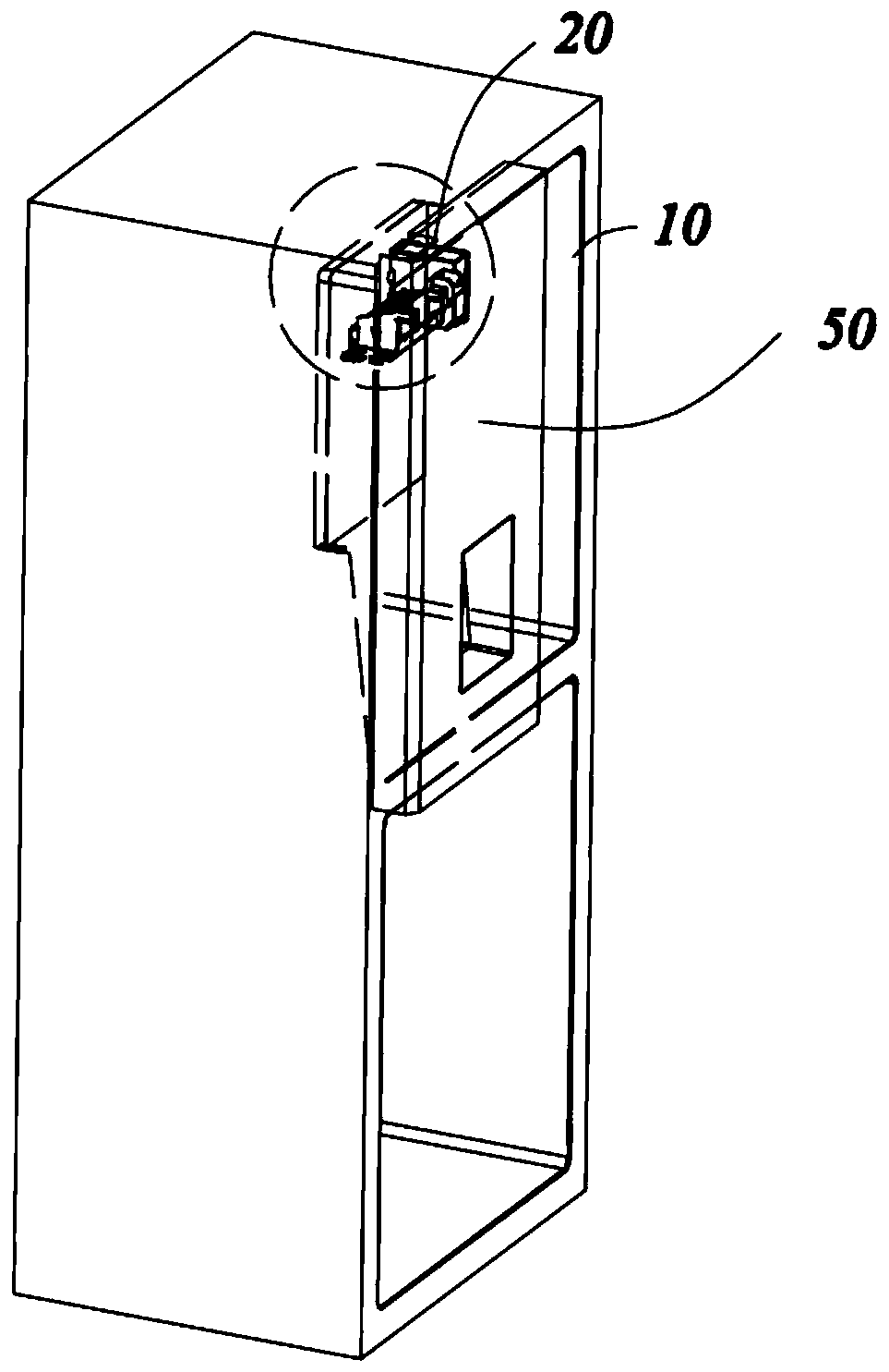 Refrigerator and its freezer compartment ice maker deicing mechanism