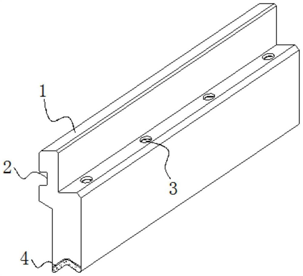 Special arc traceless bending die