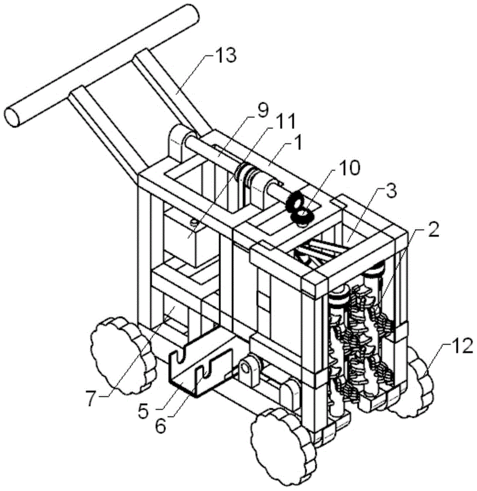 Blueberry picking machine