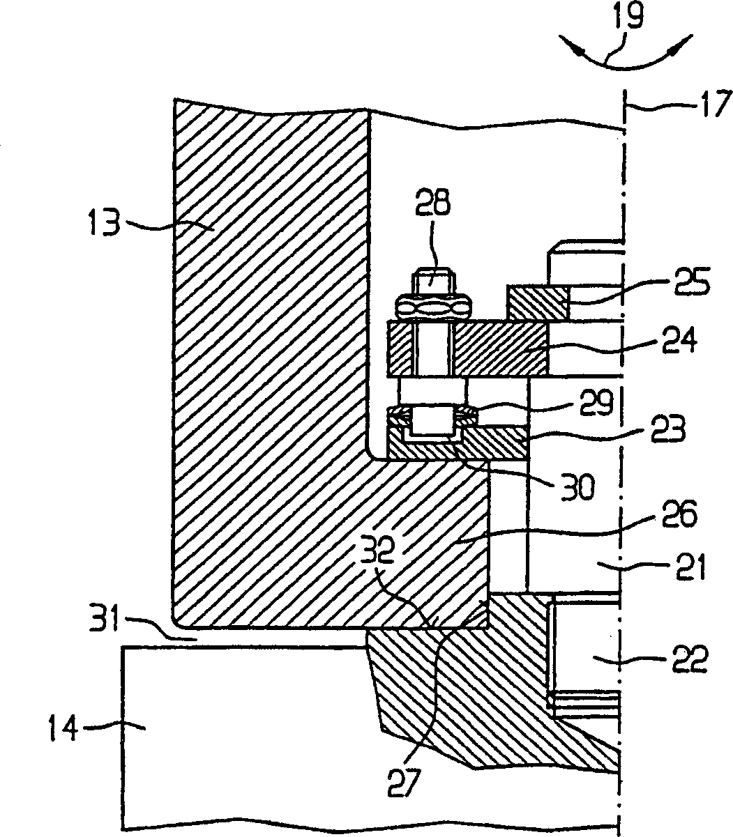 Device for compressing objects and a high-pressure press