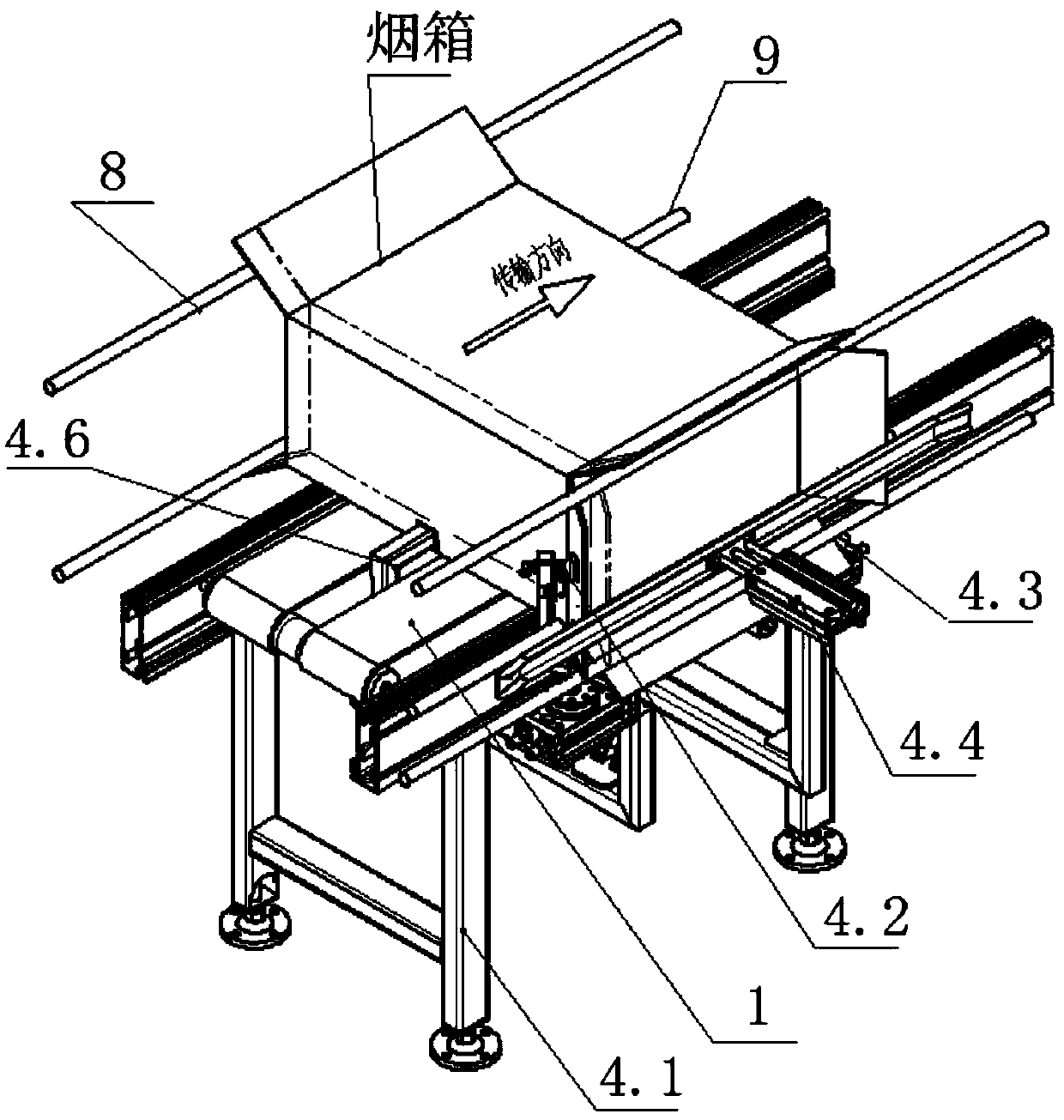 Opening mechanism for left side and right side seal covers of cigarette cartons