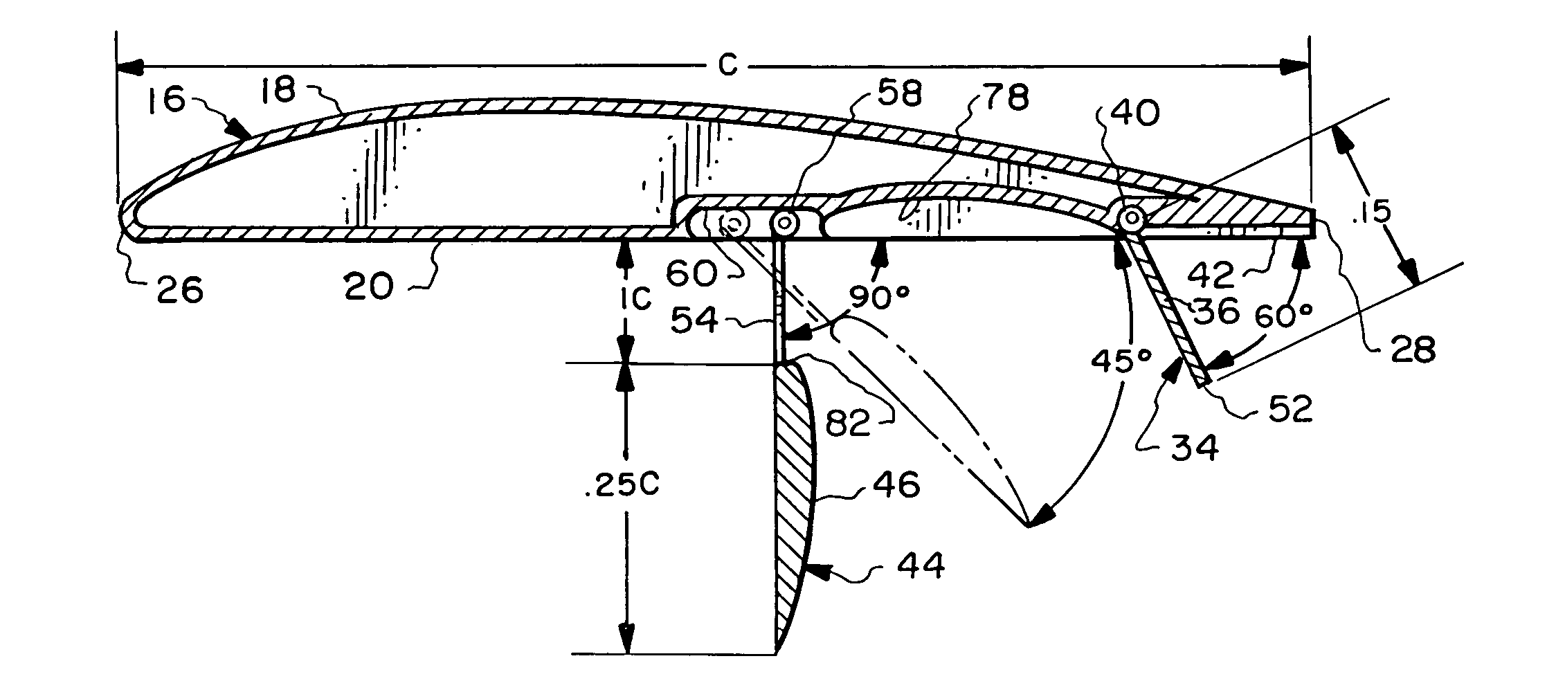 Auxiliary wing and flap assembly for an aircraft