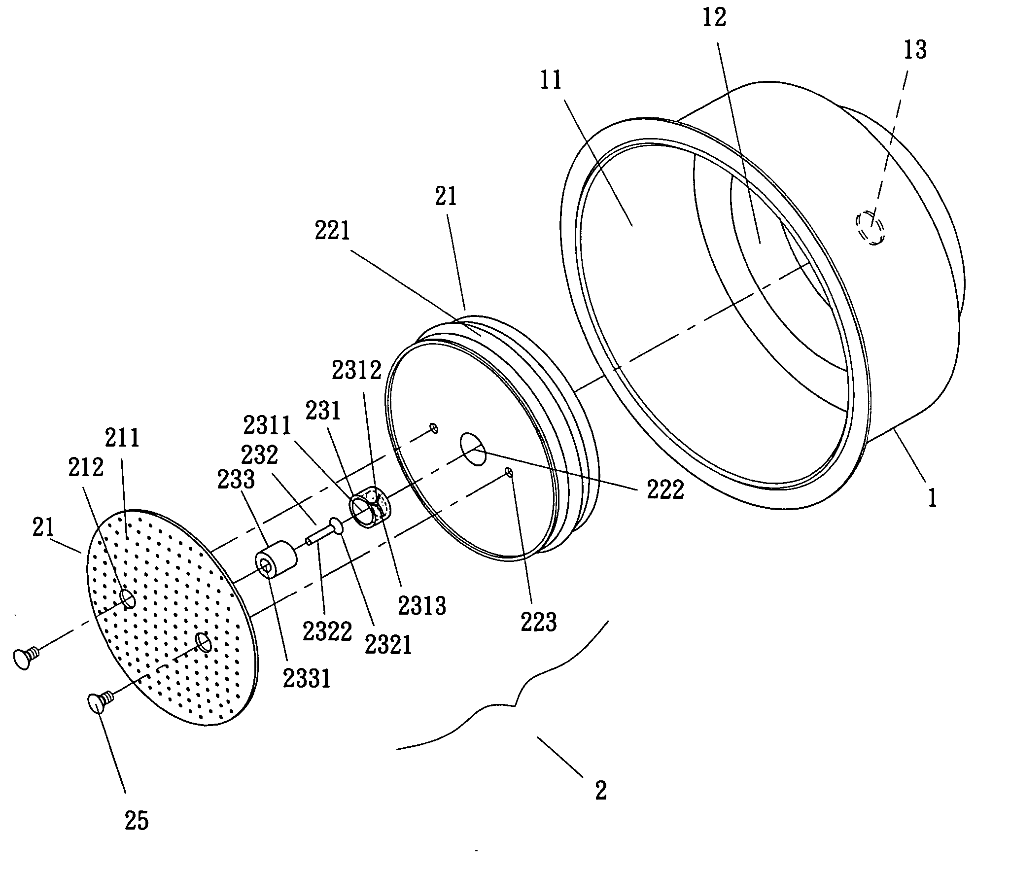 Filtering device for espresso maker