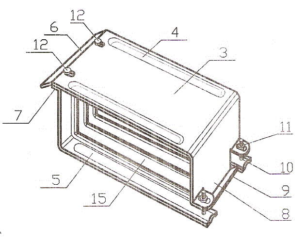 Square tube sealing connector
