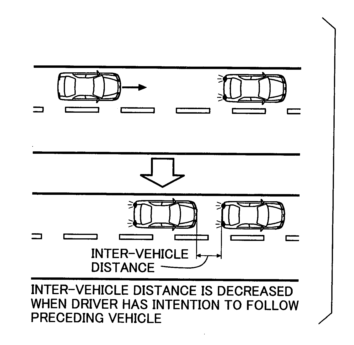 Travel control system for vehicle