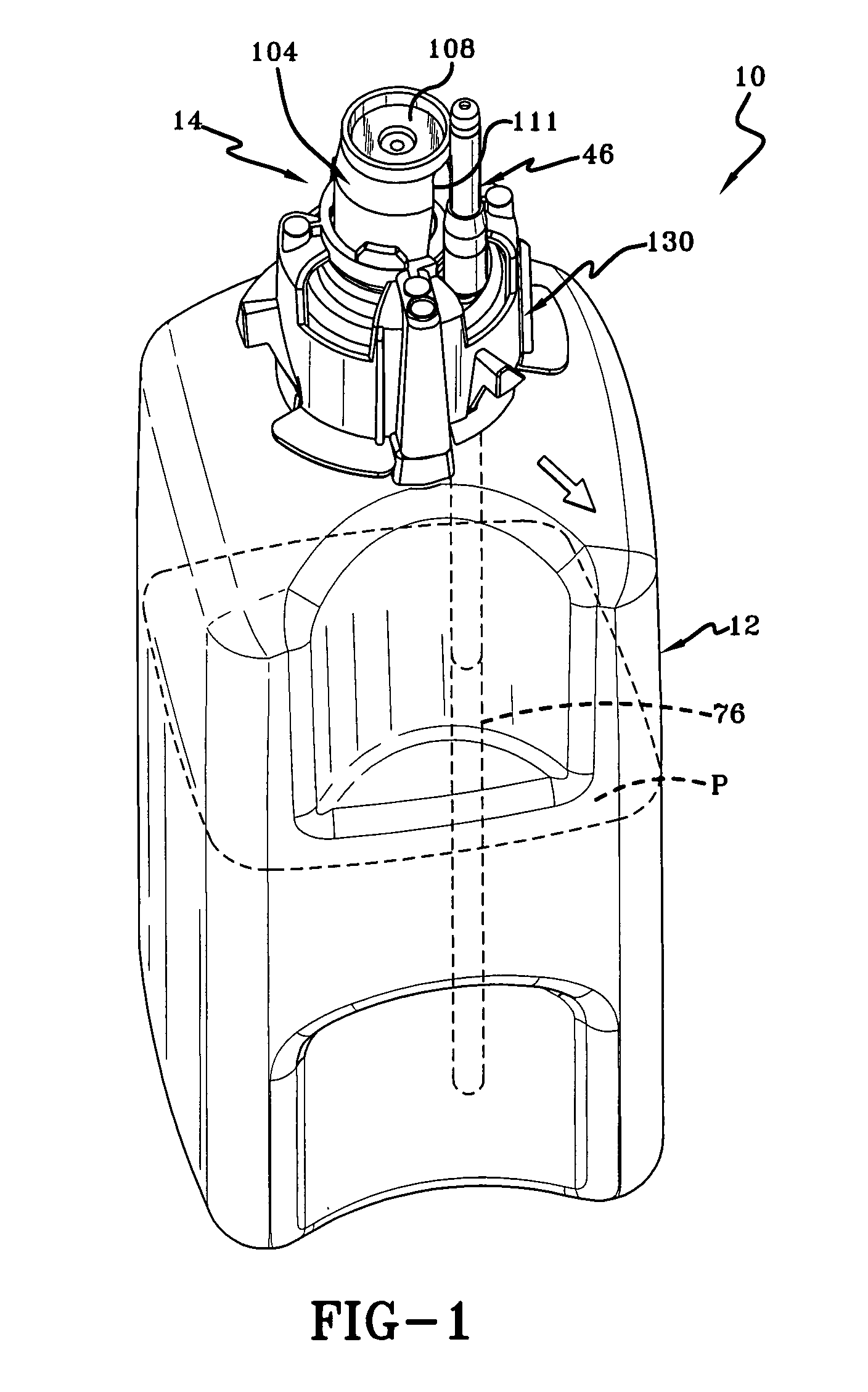 Foam soap dispenser with stationary dispensing tube