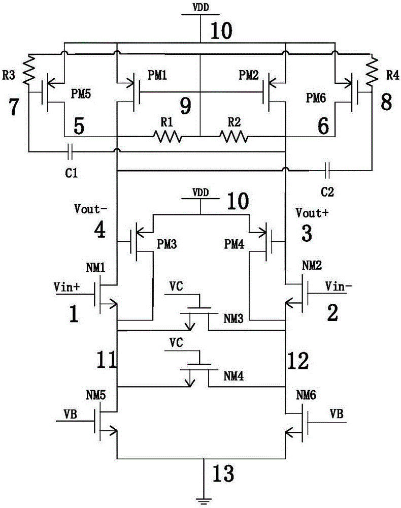 Novel low-complexity broadband variable gain amplifier
