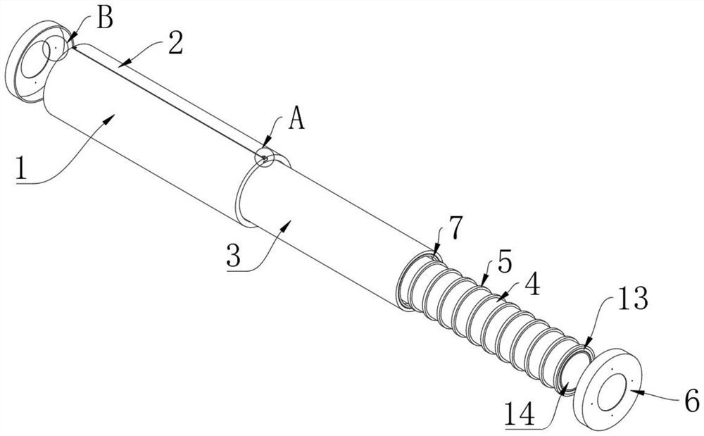 Cold-resistant and heat-resistant cold and hot dual-purpose stainless steel composite pipe