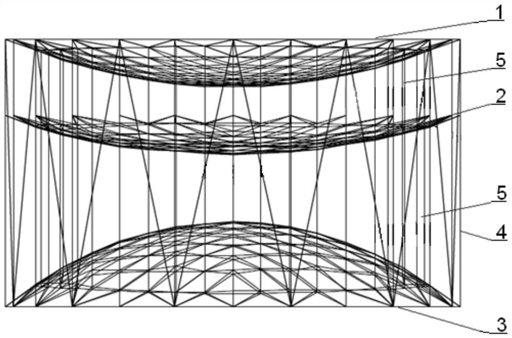 A method for calculating pretension of shaped mesh antenna