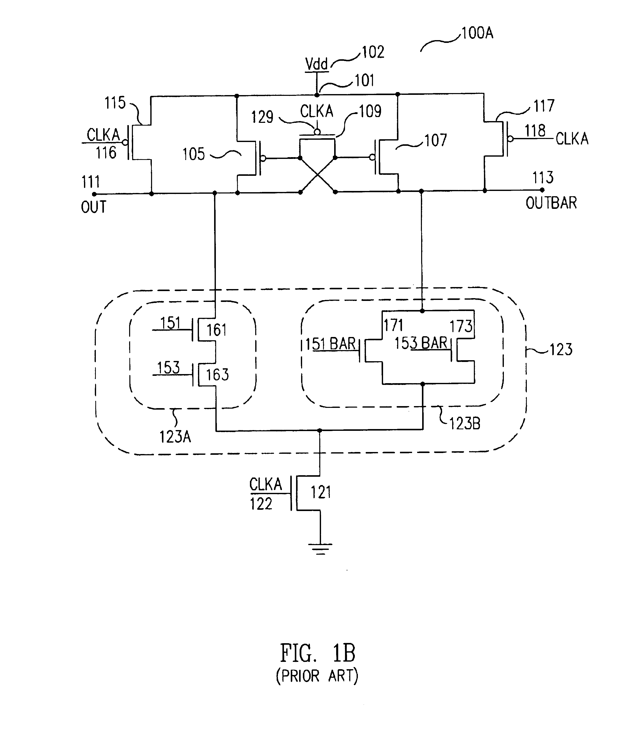 Method for clock control of clocked half-rail differential logic with sense amplifier and single-rail logic