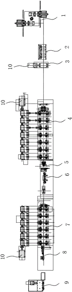 Dynamic and intelligent continuous operation control method and production line for aluminum welded pipes