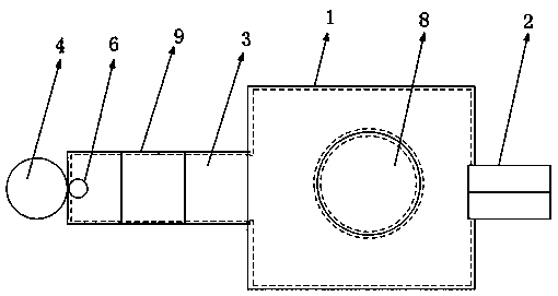 A cement groove for preventing the cable of the upper pole from breaking outside