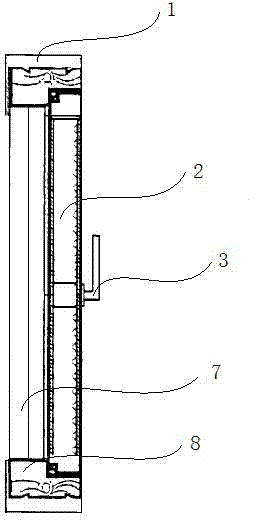 Outward single sash window for outdoor power distribution cabinet