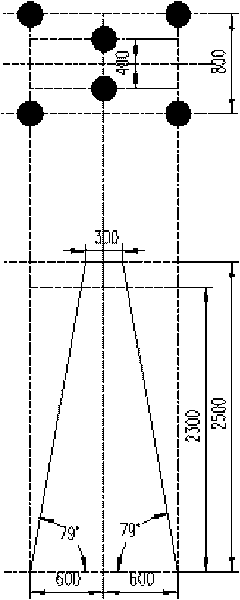 Tunnel medium-length hole smooth blasting method