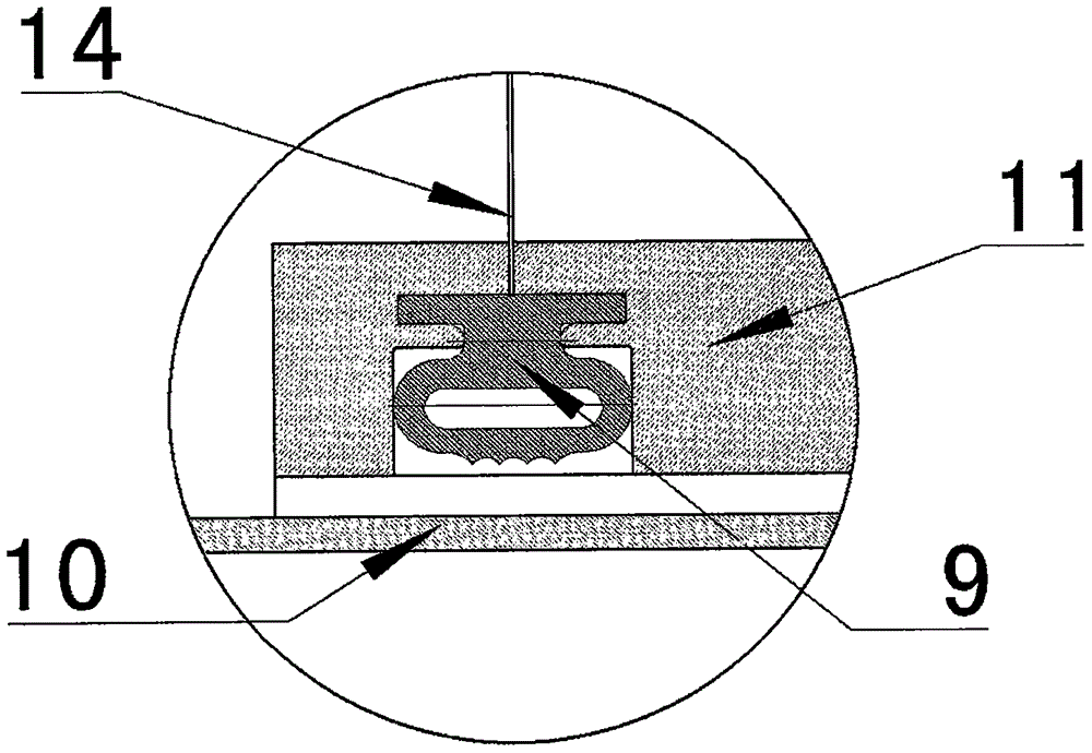 Air inflation axial sealing device used in vacuum environment