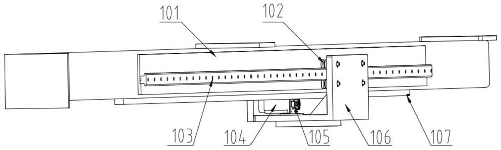 A three-dimensional track-changing track robot system and method