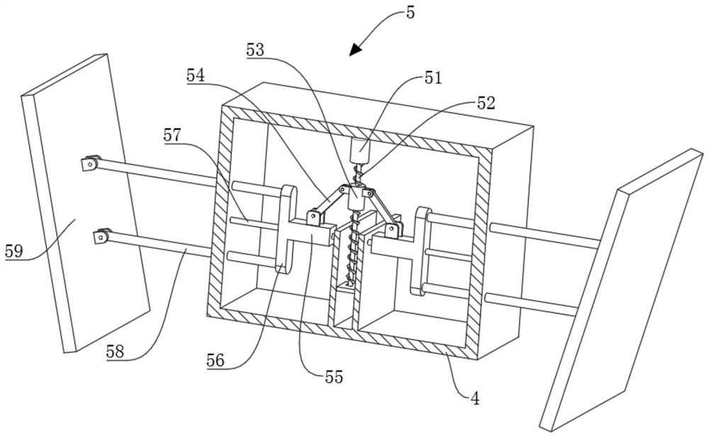 Hydraulic engineering channel side wall supporting device