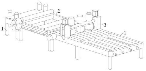 Automatic EPE plate grooving device accurate in positioning