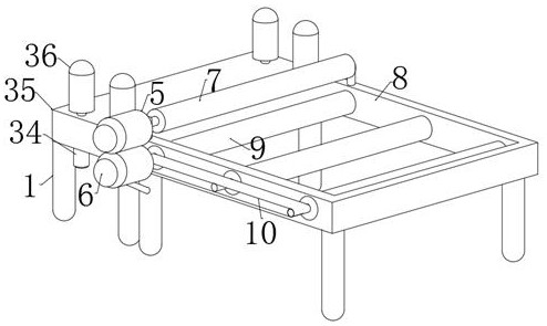 Automatic EPE plate grooving device accurate in positioning