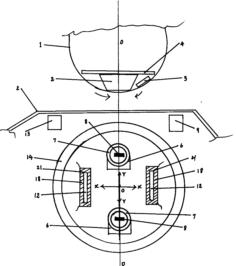 Single-edge magnetic levitation rotating device adopting double-coil rotating part