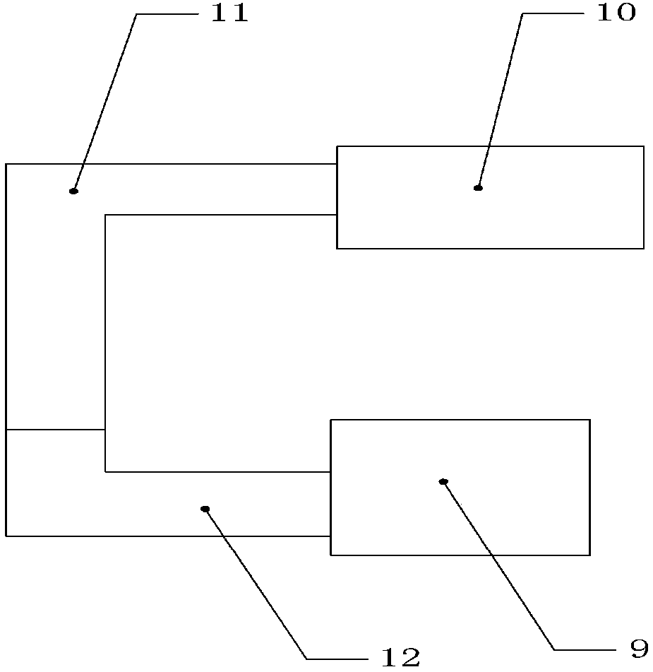 Pierced type material receiving device with machine tool material removal function