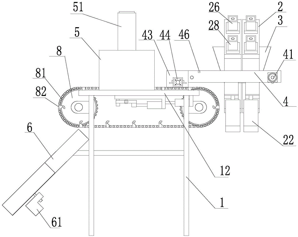 Automatic areca nut sectioning device