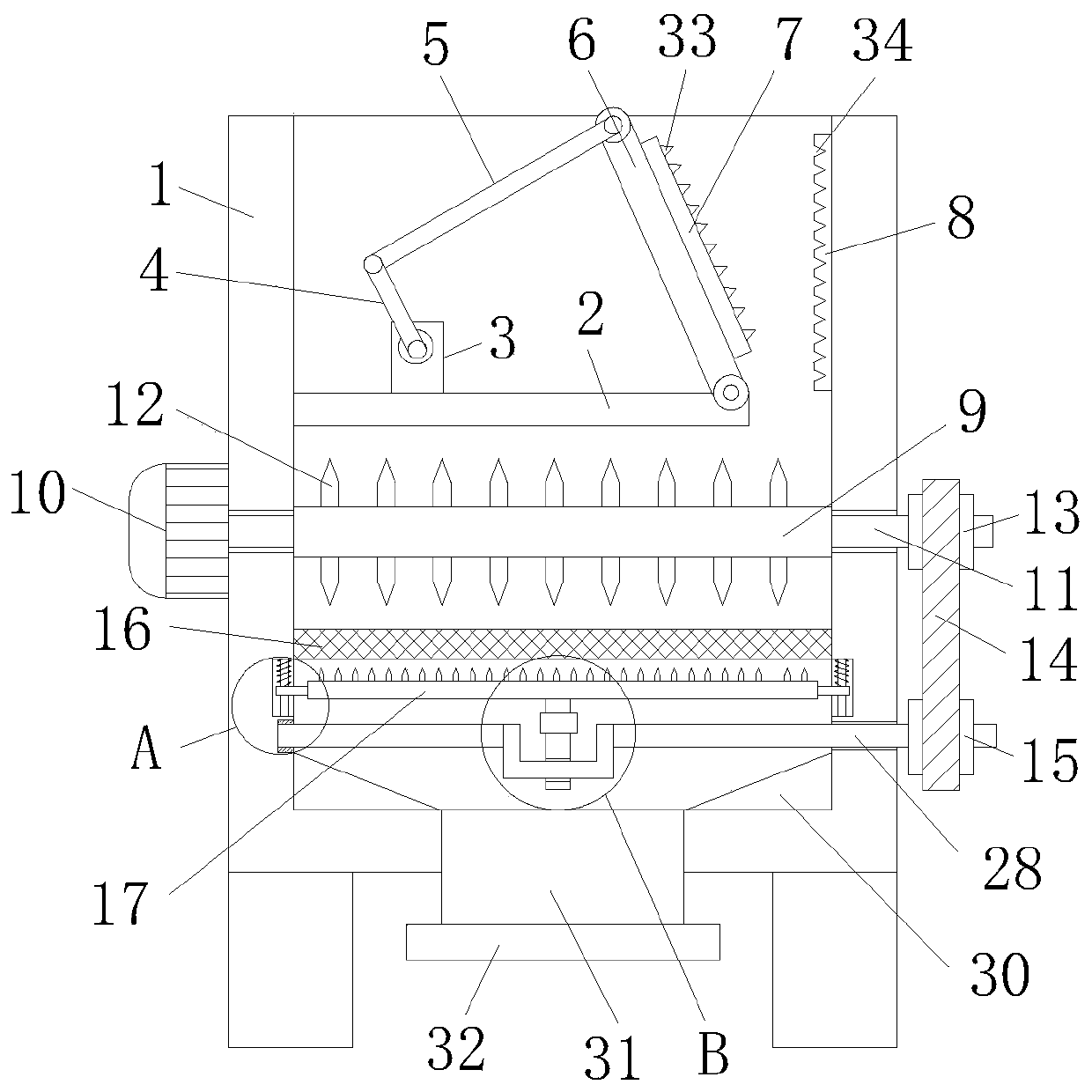 Plastic pipe fitting processing and recycling device