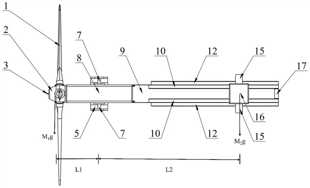 A horizontal axis tidal current energy turbine