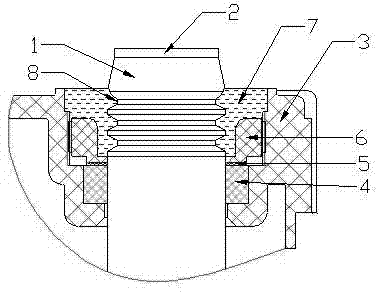 Storage battery sealing device