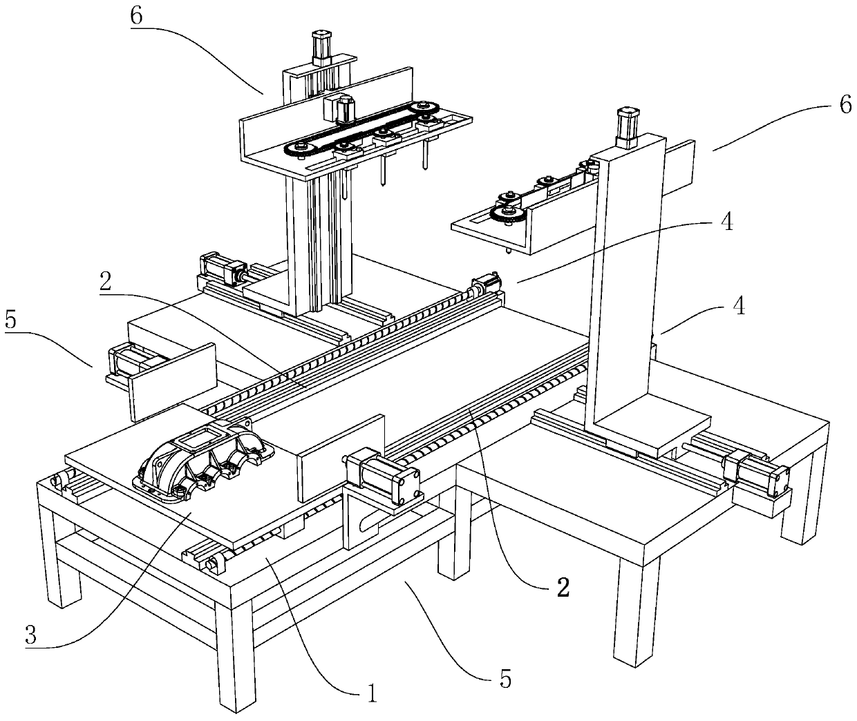 Under-liquid speed reducer perforating device