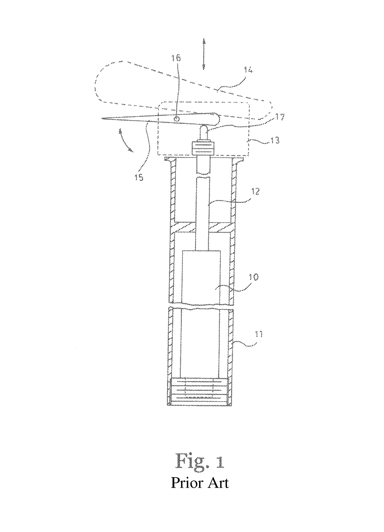 Height adjustment device for bicycle saddle