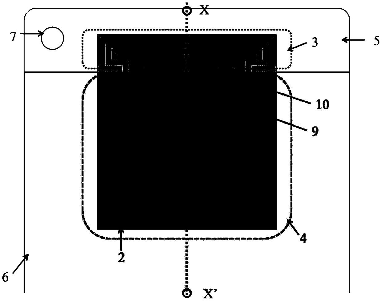 A near field communication antenna device