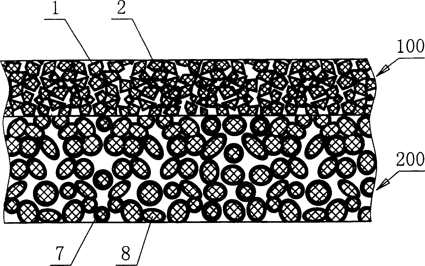 Paving material and paving prefabric member, and their producing method